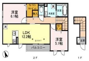 ルビ・エールの物件間取画像